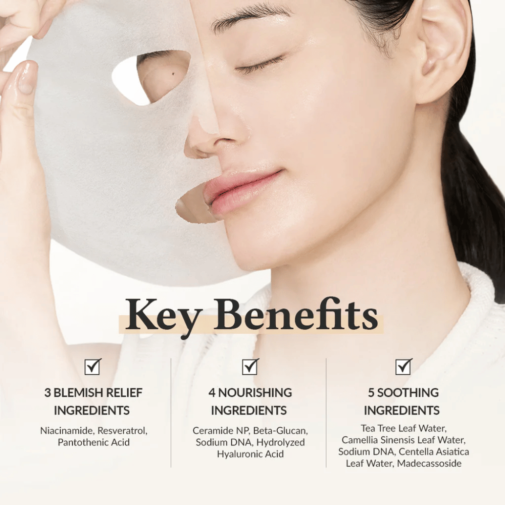 Dr. Althea 345 Relief Cream Mask z niacinamidom, resveratrolom in ceramidom za pomirjujoč, vlažilen in kožo krepilni učinek