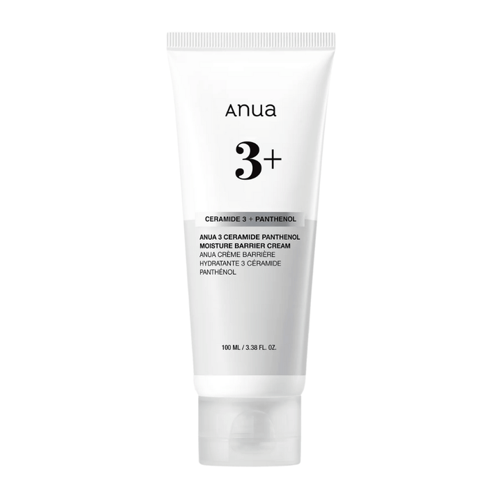 Produktna slika Anua 3 Ceramide Panthenol Moisture Barrier Cream – mehčalna in vlažilna krema s ceramidi in pantenolom.