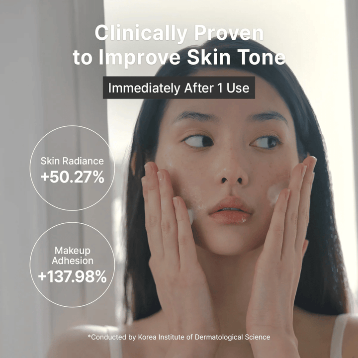 Slika – rezultati / klinične trditve (pomembno za konverzijo)
Dr. Althea ABC Glow Whipped Serum ki izboljša ten kože, poveča sijaj in zagotovi boljši oprijem ličil že po prvi uporabi.