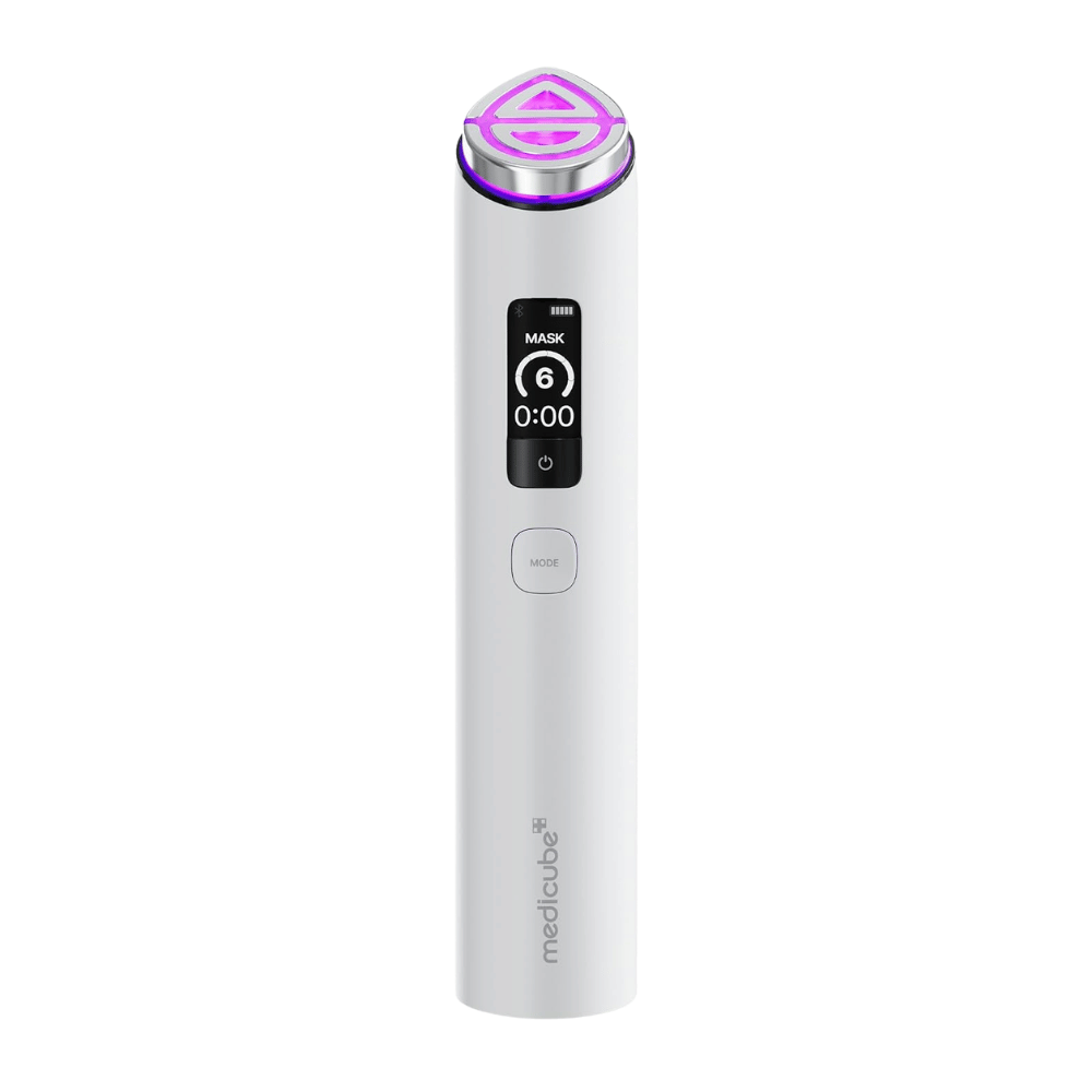 medicube AGE-R Booster Pro X2 Bela električna naprava za nego kože z Mask Mode za večjo absorpcijo izdelkov za nego kože