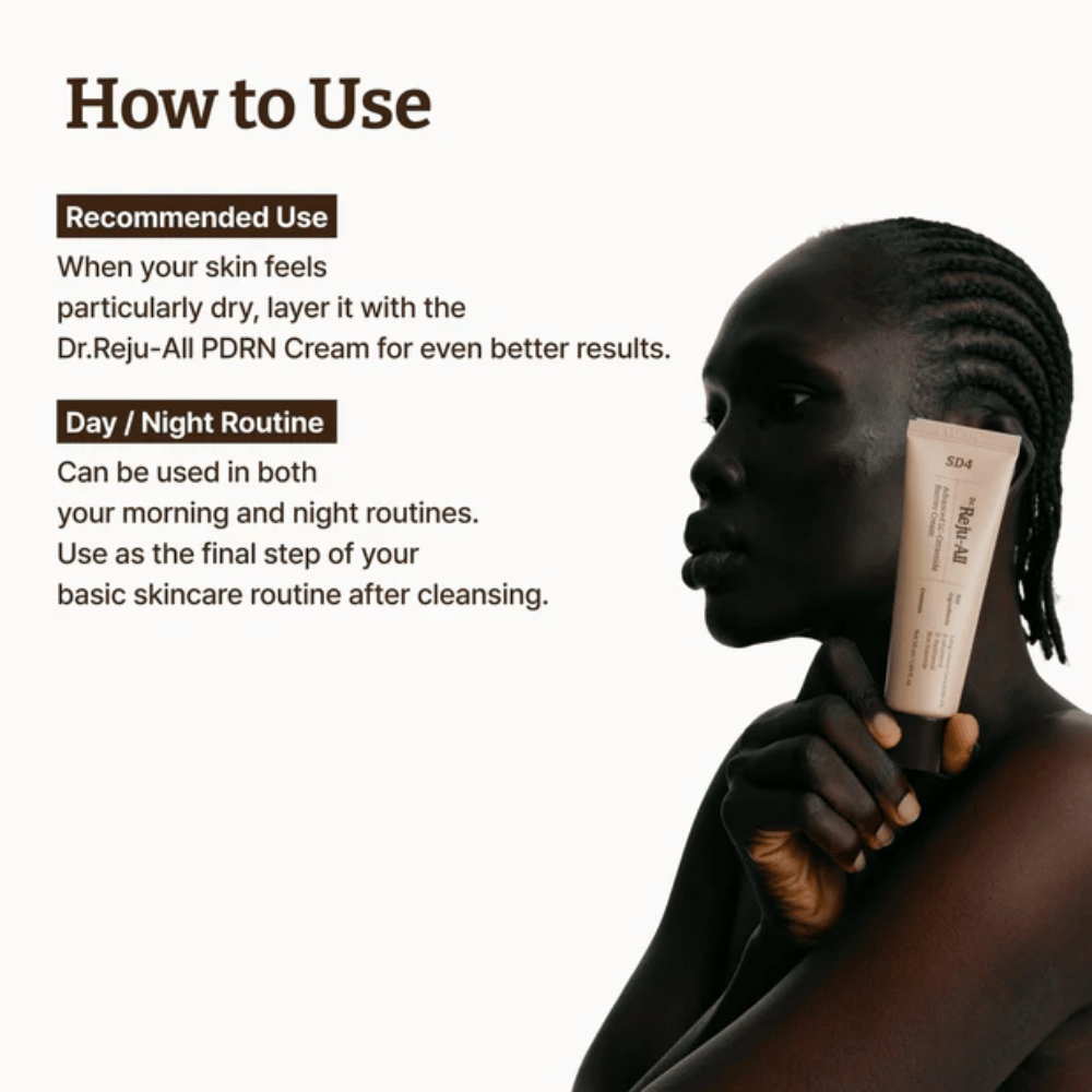 Dr. Reju-All Advanced LC-Ceramide Barrier Cream – krema za krepitev kožne pregrade, ki se uporablja zjutraj in zvečer kot zadnji korak v negi kože za dolgotrajno vlaženje in zaščito.