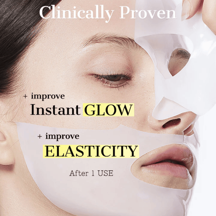 Klinično testirana COSRX Snail Mucin Mask, ki zagotavlja takojšen sijaj in izboljšano elastičnost kože že po eni uporabi.