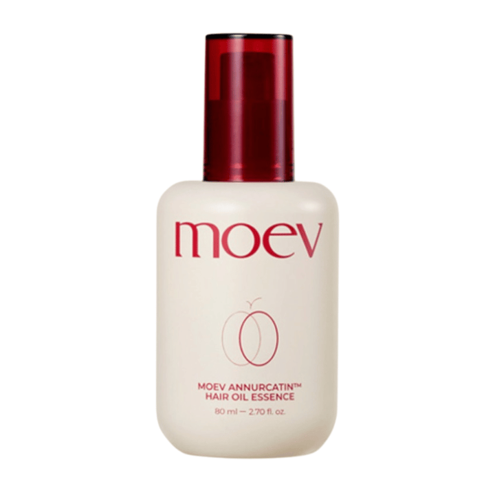 MOEV Annurcatin Hair Oil Essence 80ml – lahka olja za lase z biotinom in Annurca jabolkom, ki krepi, vlaži in daje lasem naraven sijaj, ne da bi jih obtežila.