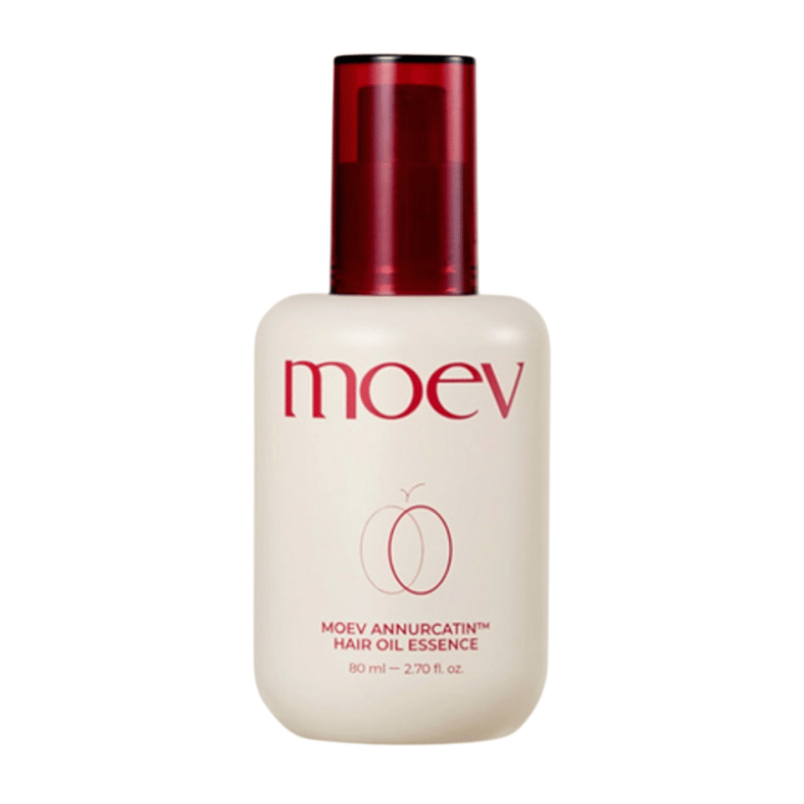MOEV Annurcatin Hair Oil Essence 80ml – lahka olja za lase z biotinom in Annurca jabolkom, ki krepi, vlaži in daje lasem naraven sijaj, ne da bi jih obtežila.