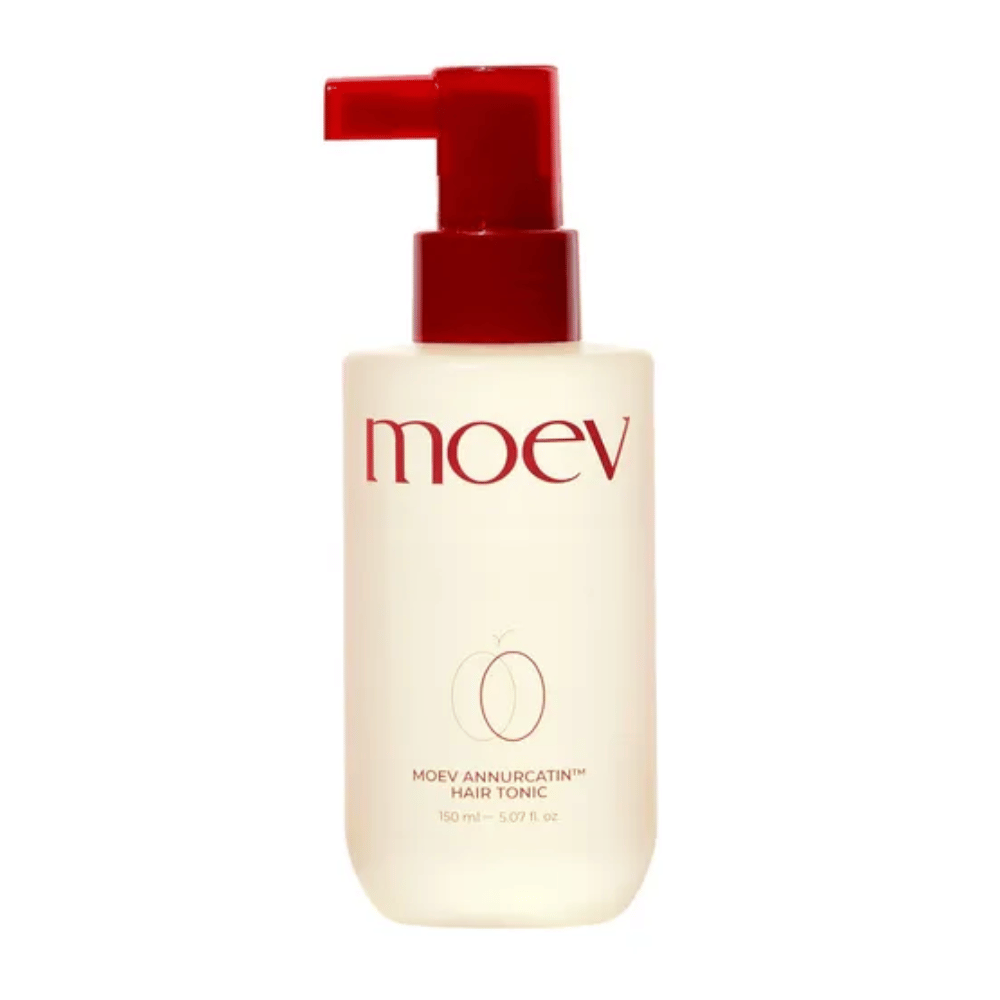 MOEV Annurcatin Hair Tonic – krepčilni tonik za lase z jabolkom Annurca, ki spodbuja rast las in zmanjšuje izpadanje las.