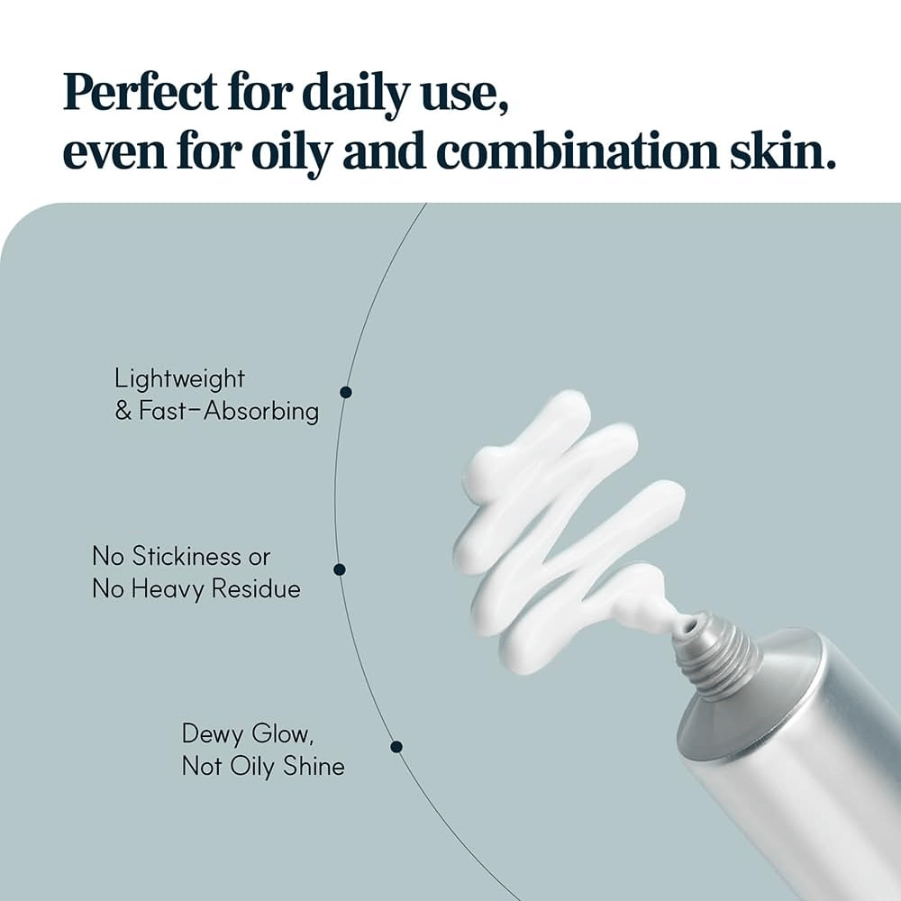 S.NATURE Aqua Squalane Moisturizing Cream z lahko in hitro vpojno formulo, ki zagotavlja dolgotrajno vlaženje brez lepljivosti.