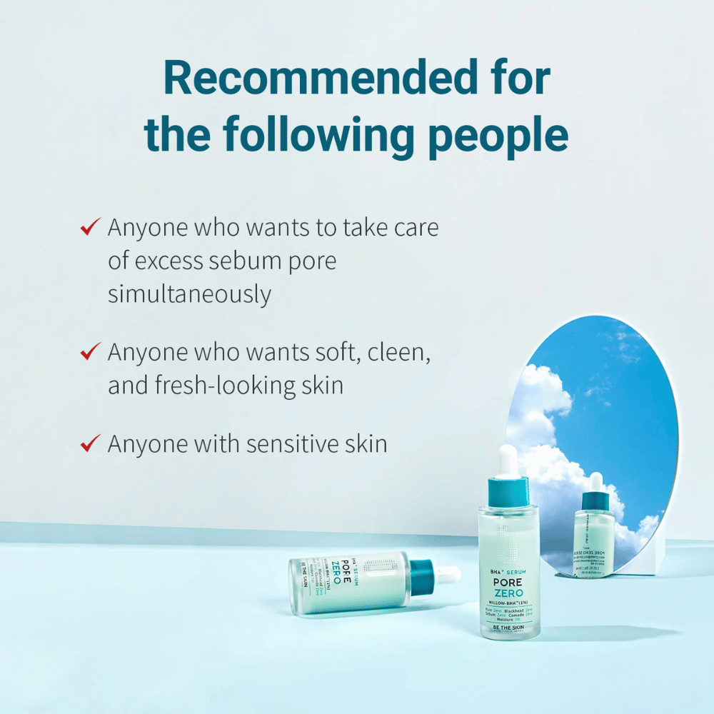Be The Skin BHA+ Pore Zero Serum za mastno, občutljivo kožo in razširjene pore
