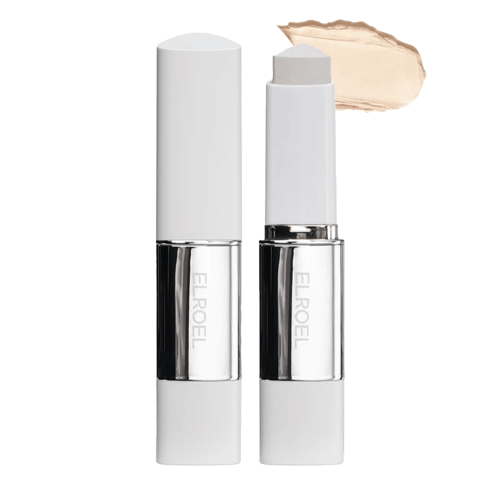 ELROEL Blanc Cover Cream Stick concealer v svetlem odtenku s kremasto teksturo, ki zagotavlja enakomerno prekrivnost in naraven zaključek.