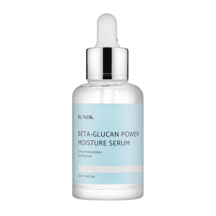 iUNIK Beta-Glucan Power Moisture Serum 50 ml – vlažilni serum za obraz z beta-glukanom za občutljivo in suho kožo