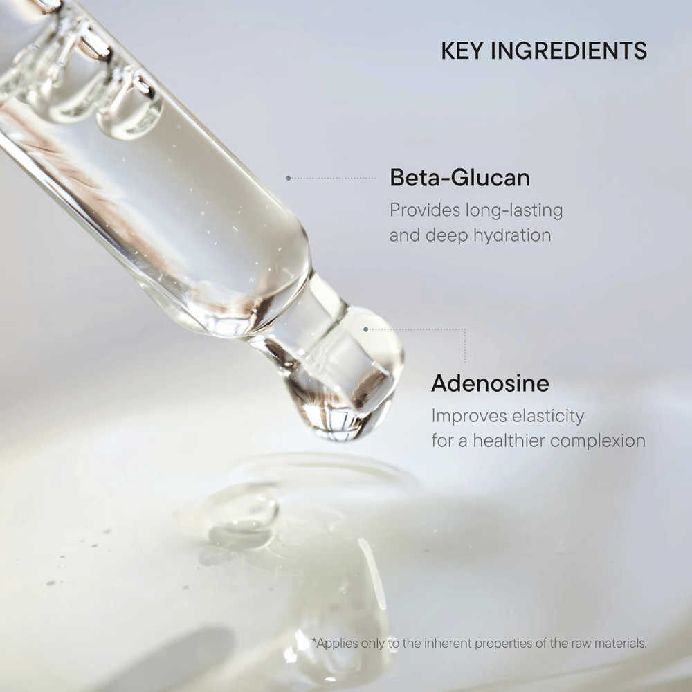 iUNIK Beta-Glucan Power Moisture Serum z beta-glukanom in adenozinom, ki zagotavlja dolgotrajno vlaženje in izboljšano elastičnost