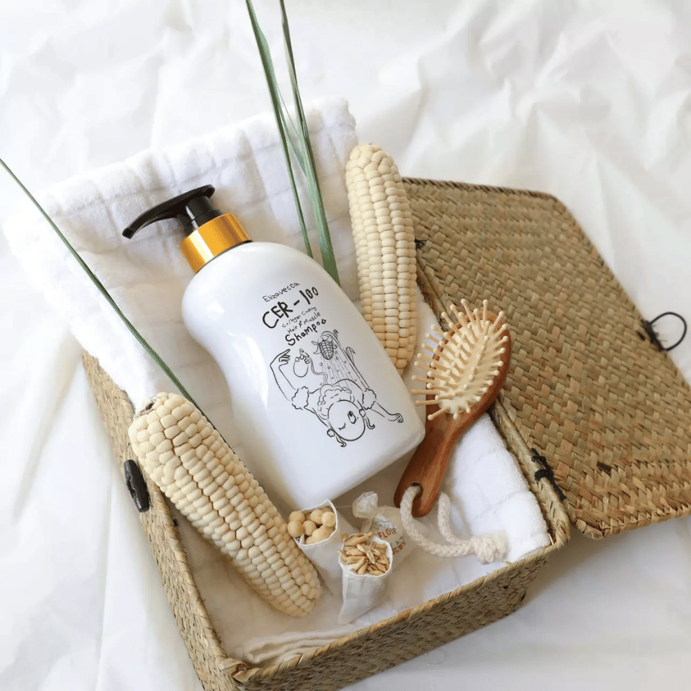 Elizavecca CER-100 Collagen Coating Shampoo – obnovitveni šampon s kolagenom za šibke, skodrane in poškodovane lase