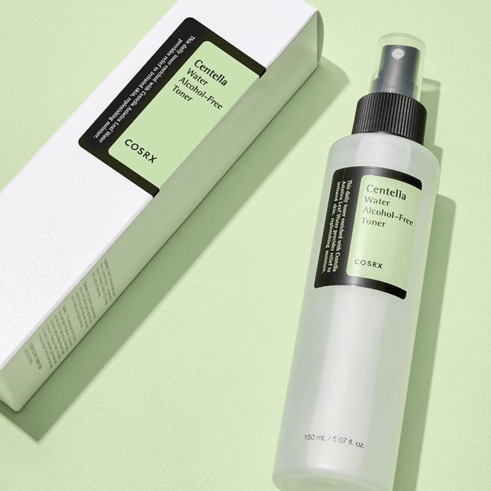 COSRX Centella Water Alcohol-Free Toner sprej 150 ml pomirjujoč tonik za obraz s centella za rdečo, občutljivo in suho kožo