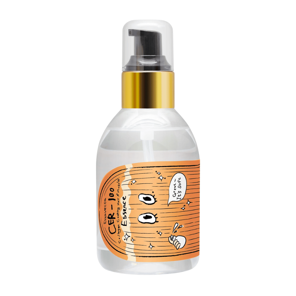Preprosta fotografija izdelka Elizavecca CER-100 Collagen Coating Hair A+ Muscle Essence na svetlem ozadju.