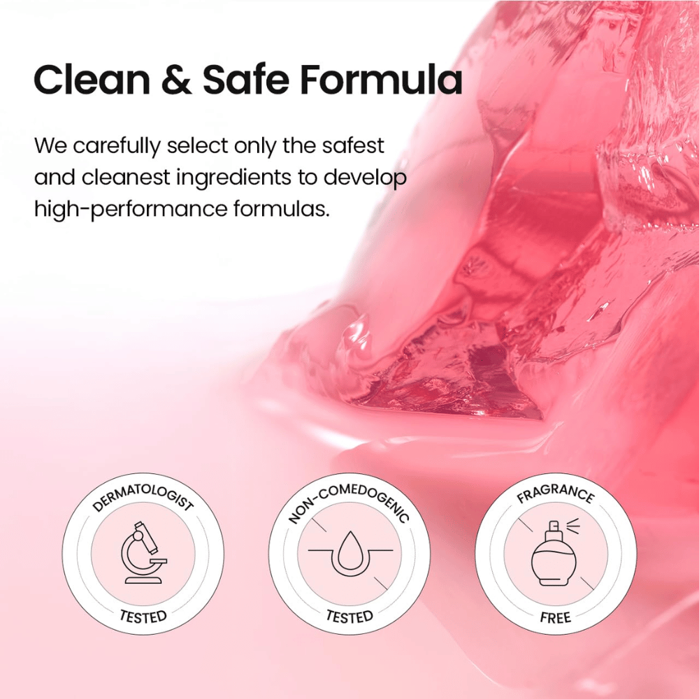 Biodance Collagen Peptide Jelly Serum Mist – formula brez dišav, dermatološko testirana in nekomedogena za vlažilno nego kože.