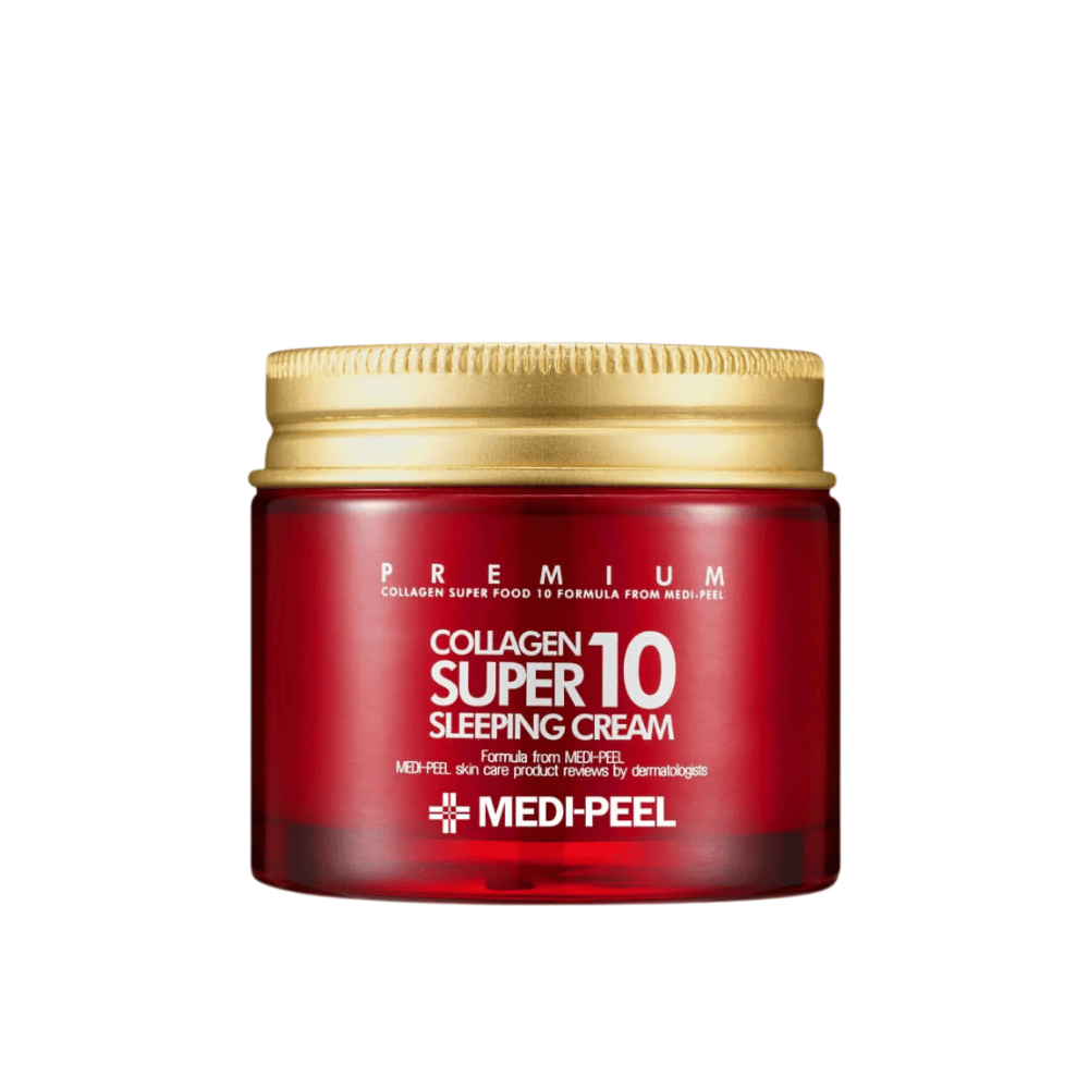 MEDI-PEEL Collagen Super 10 Sleeping Cream – korejska nočna krema s kolagenom za suho, zrelo in utrujeno kožo.