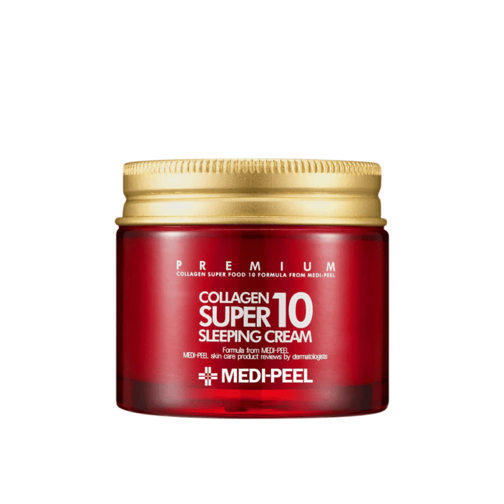 MEDI-PEEL Collagen Super 10 Sleeping Cream – korejska nočna krema s kolagenom za suho, zrelo in utrujeno kožo.