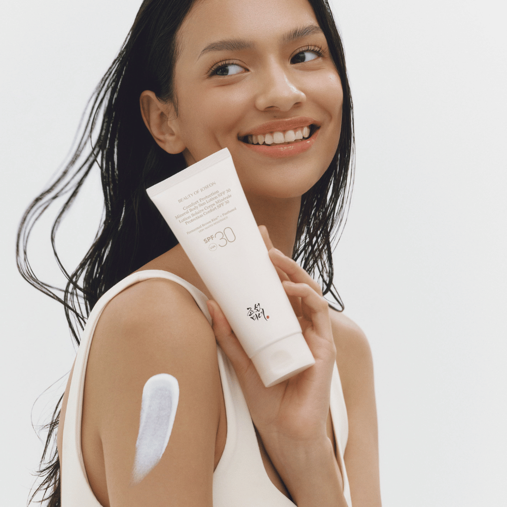 Beauty of Joseon Comfort Protection Mineral Body Sun Lotion SPF30 za zaščito telesa pred soncem