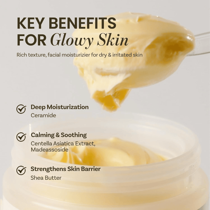 Ongredients Deep Calming Cream – bogata, vlažilna krema s ceramidom in centelo, ki pomirja in krepi kožno pregrado.