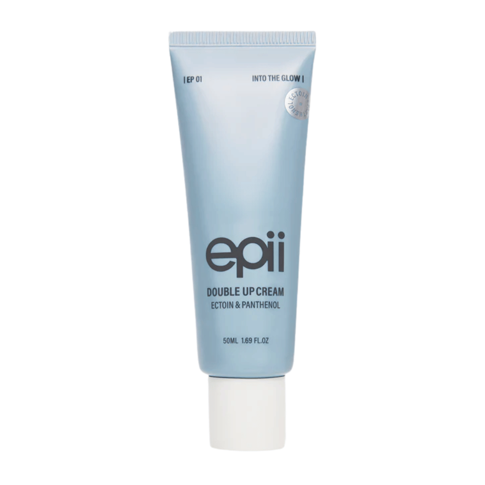 EPII Double Up Cream Ectoin & Panthenol 50 ml – vlažilna krema za obraz, ki pomirja občutljivo kožo in krepi kožno bariero.