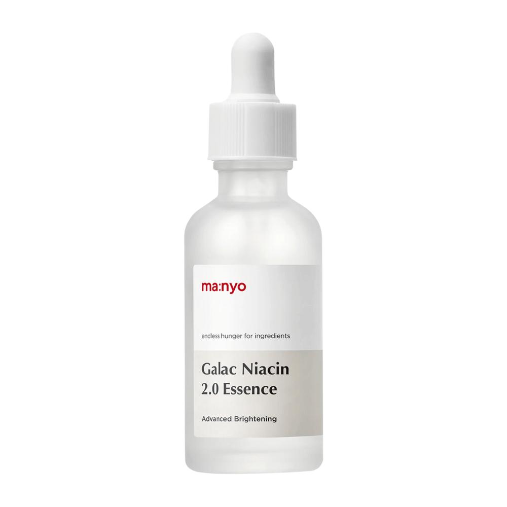 Približan posnetek Ma:nyo Galac Niacin 2.0 Essence – napredna posodobljena formula, ki vlaži, posvetli in izboljša elastičnost kože.