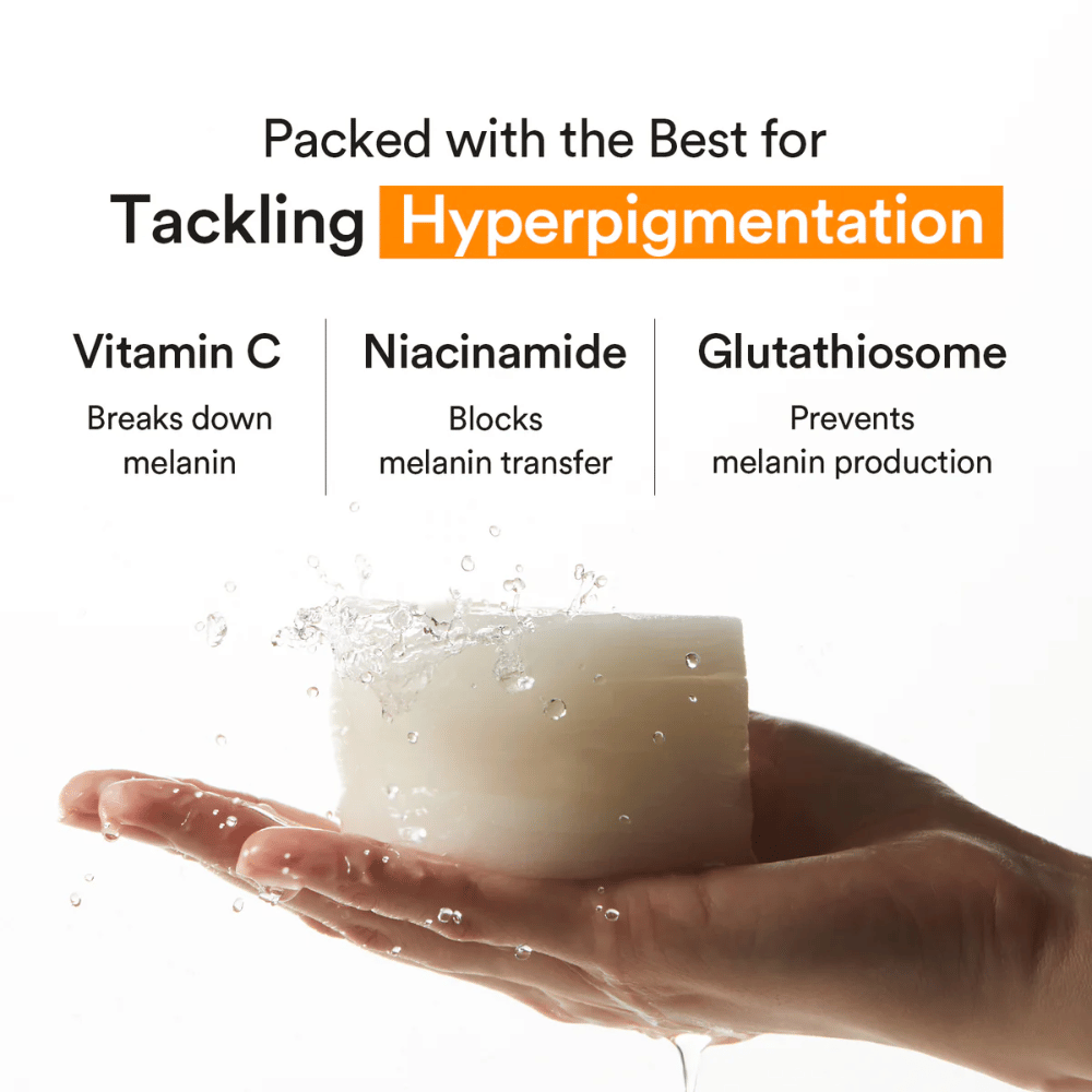 Izdelek za sijaj toner pads z vitaminom C, niacinamidom in glutathiosome proti hiperpigmentaciji.