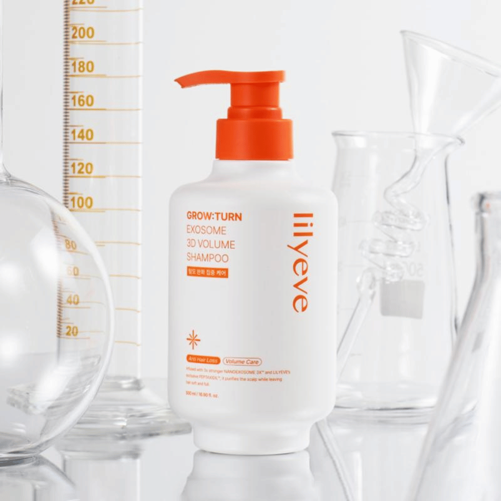 LILYEVE Grow:Turn Exosome 3D Volume Shampoo z eksosomi za polnejše lase in zdravo lasišče