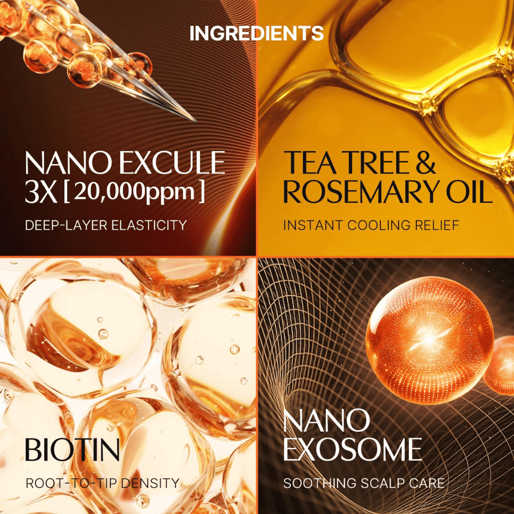 LILYEVE Grow Turn Exosome Spicule Ampoule 3000 z nano-eksosomi, biotinom, tea tree in rožmarinom za nego las in lasišča.