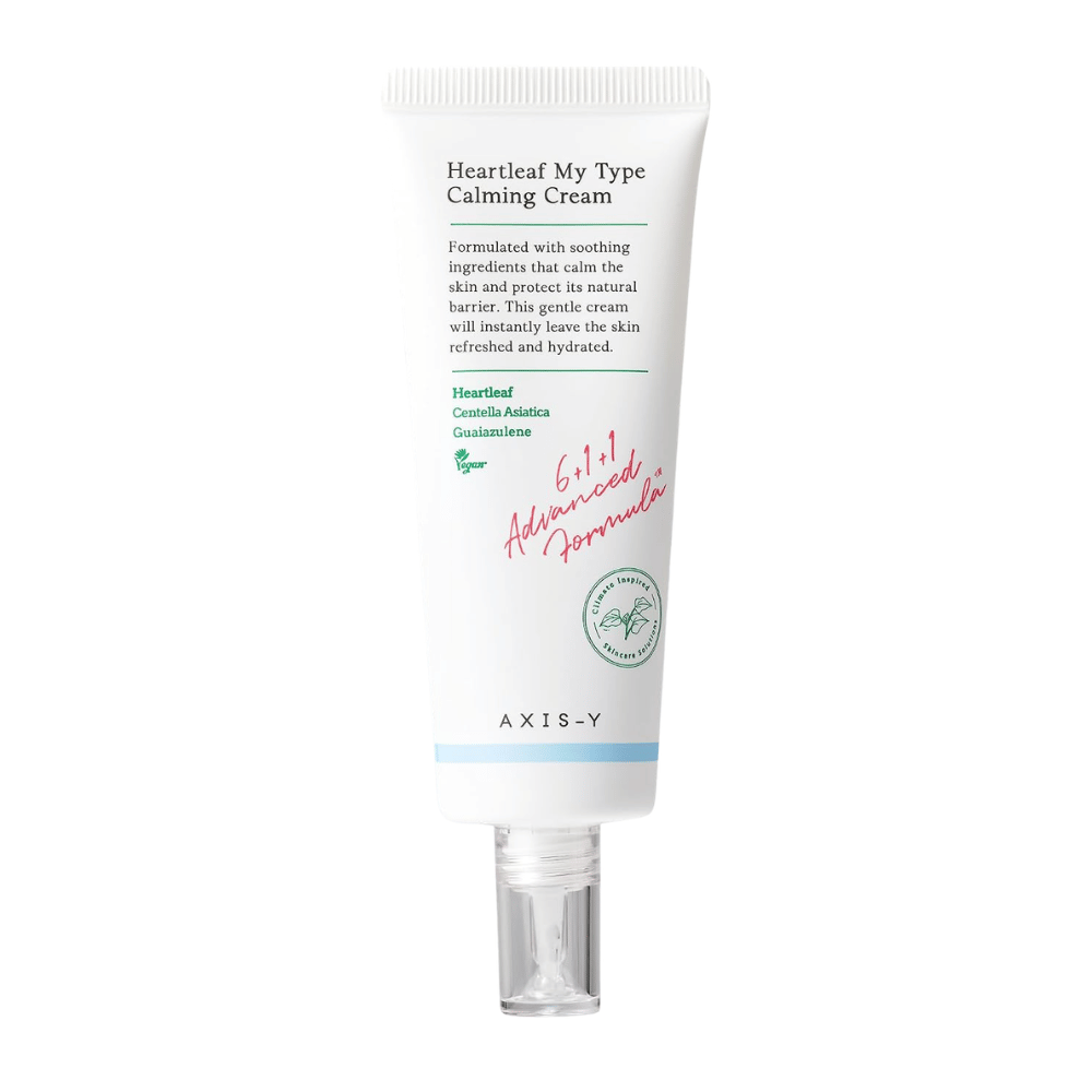 1. AXIS-Y Heartleaf My Type Calming Cream – slika izdelka kreme za obraz v tubi
