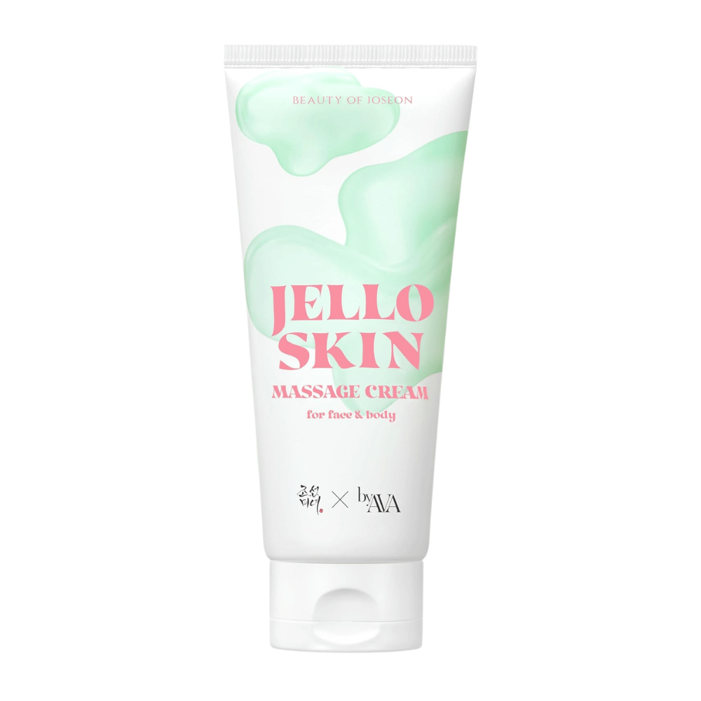Beauty of Joseon Jello Skin Massage Cream 200 ml – vlažilna masažna krema za obraz in telo z niacinamidom in rastlinskimi izvlečki.