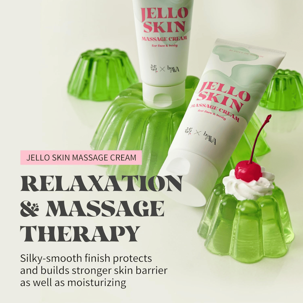 Beauty of Joseon Jello Skin Massage Cream za sproščujočo masažo obraza in telesa, ki vlaži in krepi kožno bariero.