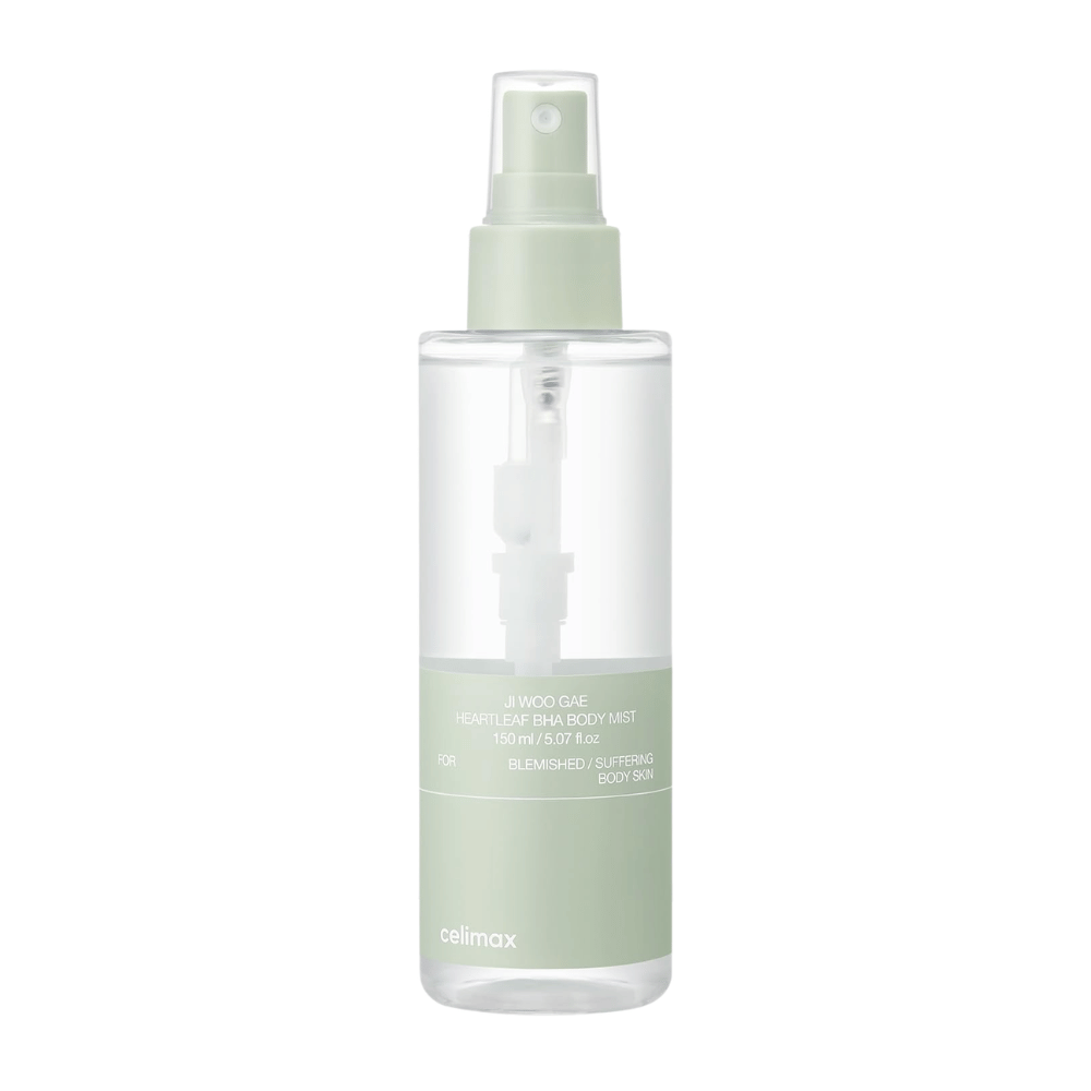 1. celimax Ji Woo Gae Heartleaf BHA Body Mist 150 ml – piling telesna meglica
