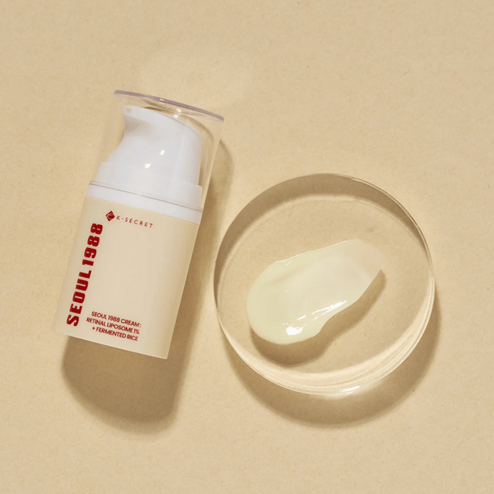 Slika izdelka, kjer je vidna vsebina za SEOUL 1988 Cream : Retinal Liposome 1% + Fermented Rice 50ml