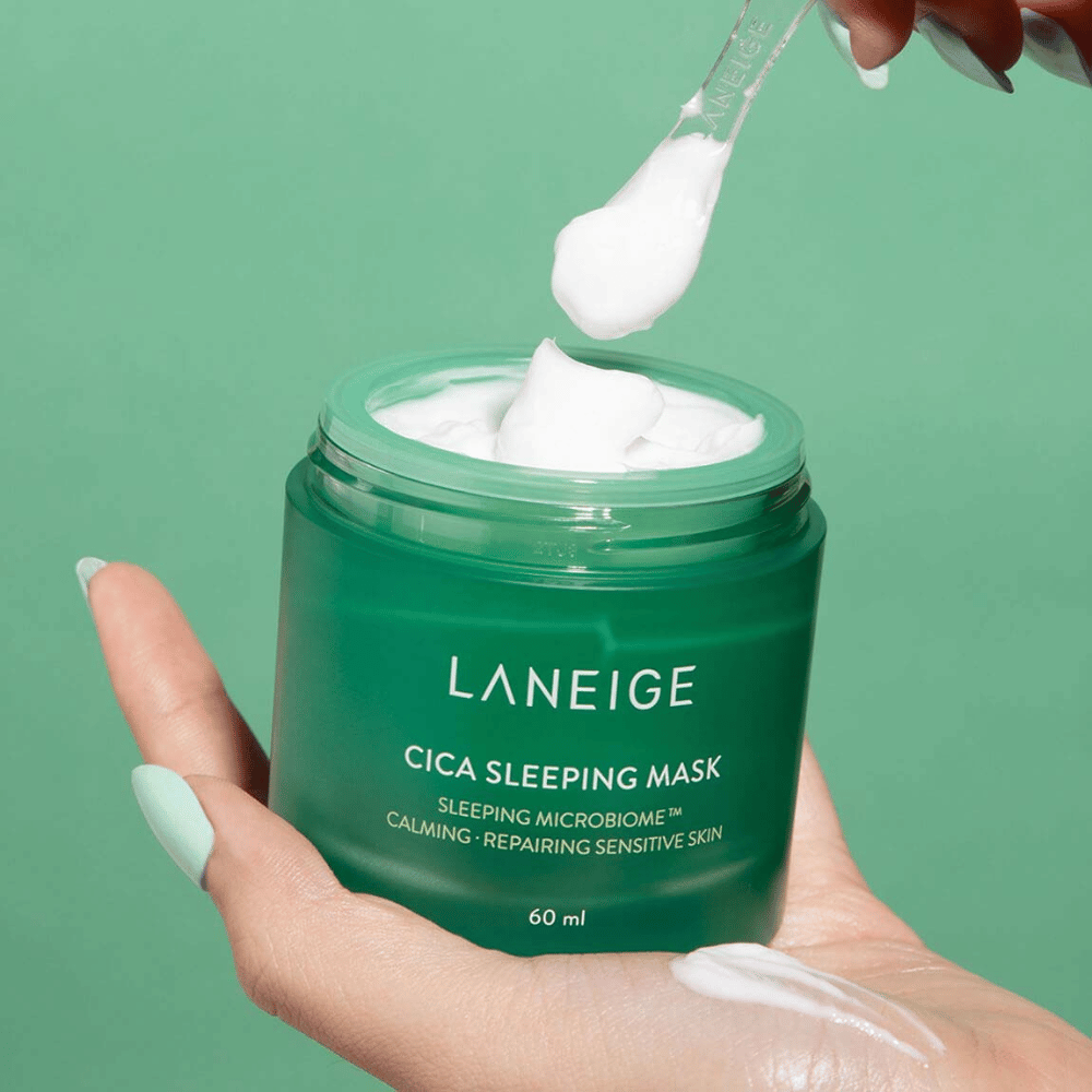 Ključne besede: spanje, kožna pregrada
Ime izdelka: LANEIGE Cica Sleeping Mask 60ml