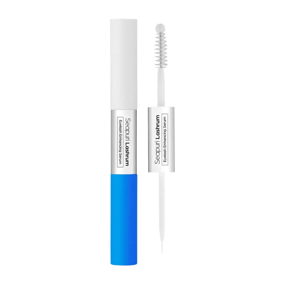 Seapuri Lashrum Eyelash Enhancing Serum z aplikatorjem in ohišjem. Hranilni serum, ki krepi in podaljša trepalnice.