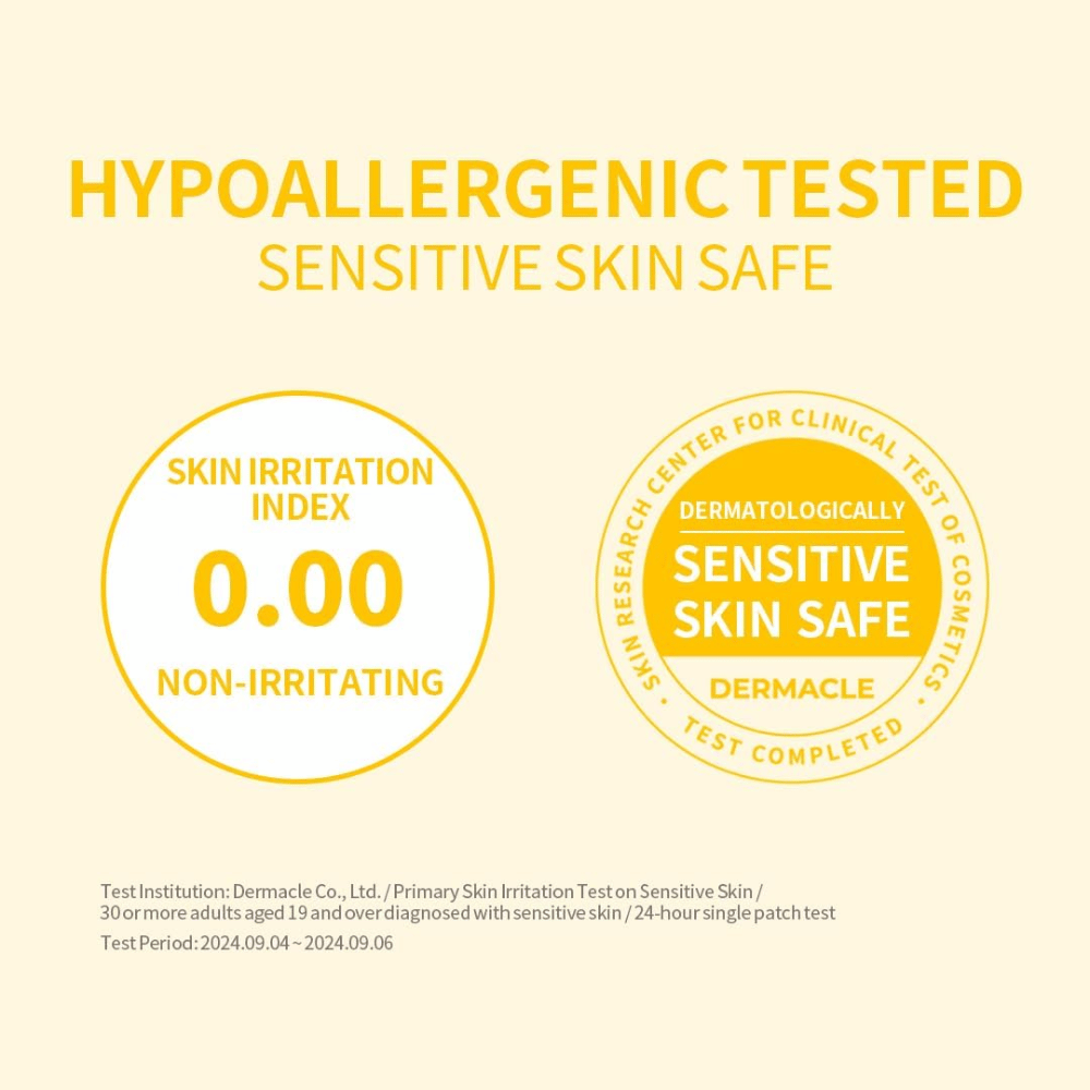 Hipoalergensko testiran Secret Key Lemon Sparkling Cleansing Foam – varen za občutljivo kožo z indeksom draženja kože 0.00.