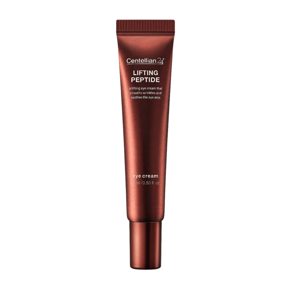 Centellian24 Lifting Peptide Eye Cream krema za oči – korejska anti-age krema za oči s peptidi, ki pomagajo okrepiti kožno pregrado, navlažijo kožo in zmanjšajo vidne znake utrujenosti okoli oči.