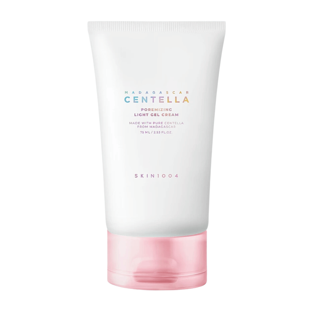 Madagascar Centella Poremizing Light Gel Cream je predstavljena v beli in roza tubi. Izdelek je narejen s čisto centello z Madagaskarja in ima lahko gelasto konsistenco, kar ga naredi idealnega za zmanjšanje por in daje svež občutek.