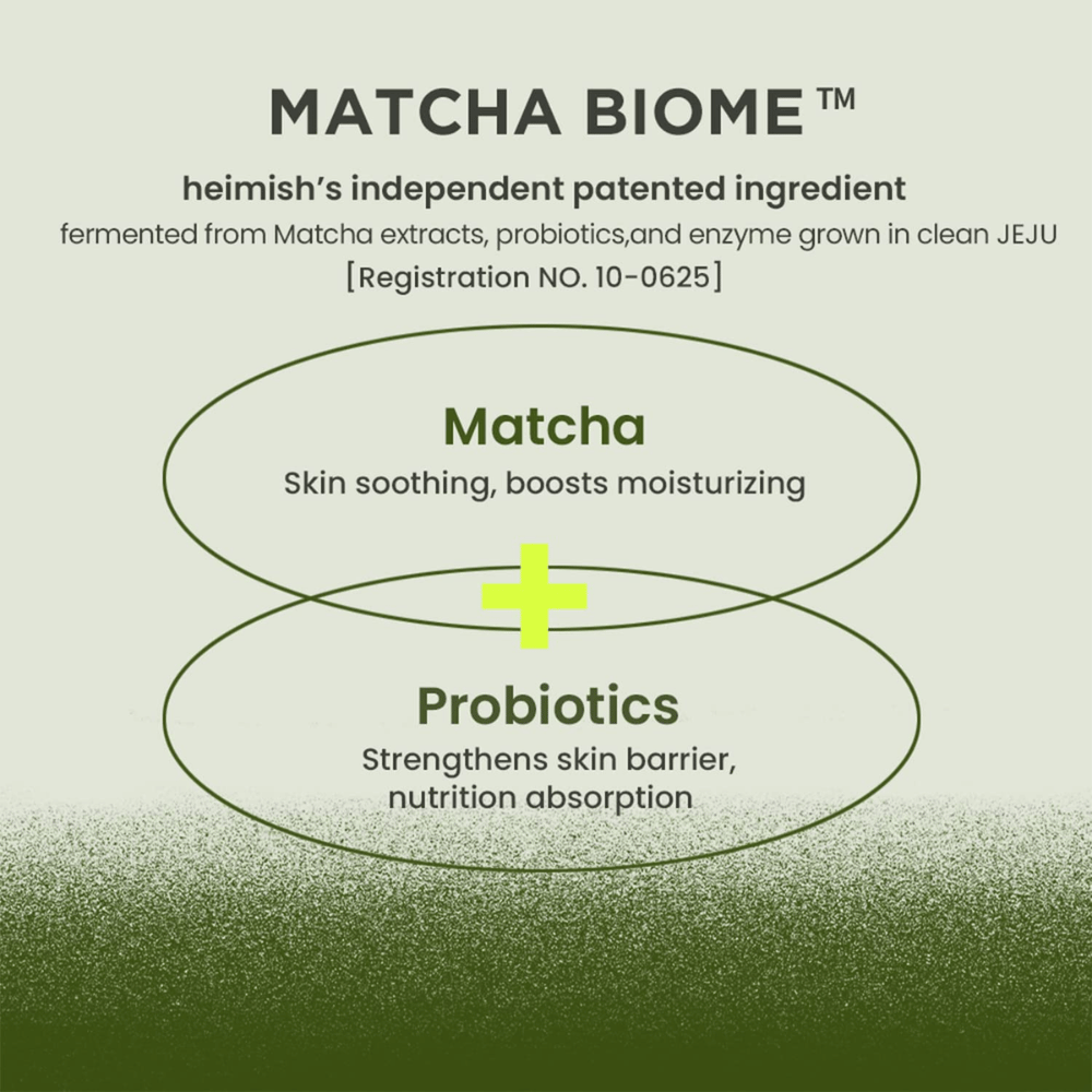 Heimish Matcha Biome Amino Acne Cleansing Foam z matcho in probiotiki – krepi kožno pregrado in pomirja razdraženo, aknasto kožo