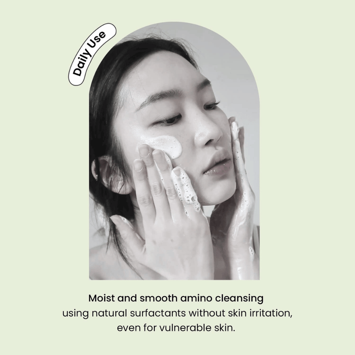 Heimish Matcha Biome Amino Acne Cleansing Foam – nežno dnevno čistilo za obraz z aminokislinami in matcho za občutljivo in aknasto kožo