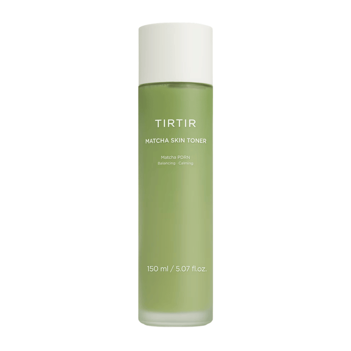 TIRTIR Matcha Skin Toner 150 ml, ki pomirja občutljivo kožo, učinkovito vlaži ter izboljšuje ravnovesje in sijaj kože.