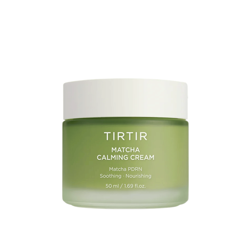 TIRTIR Matcha Calming Cream zmanjšuje rdečico in draženje, pomirja občutljivo kožo ter daje bolj enakomeren in uravnotežen ten kože.