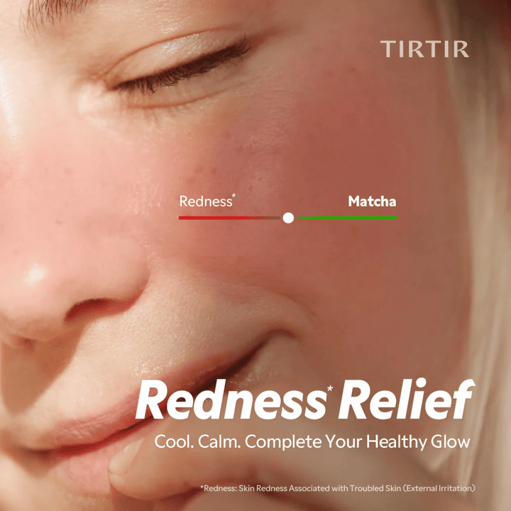 TIRTIR Matcha Calming Cream zmanjšuje rdečico in draženje, pomirja občutljivo kožo ter daje bolj enakomeren in uravnotežen ten kože.