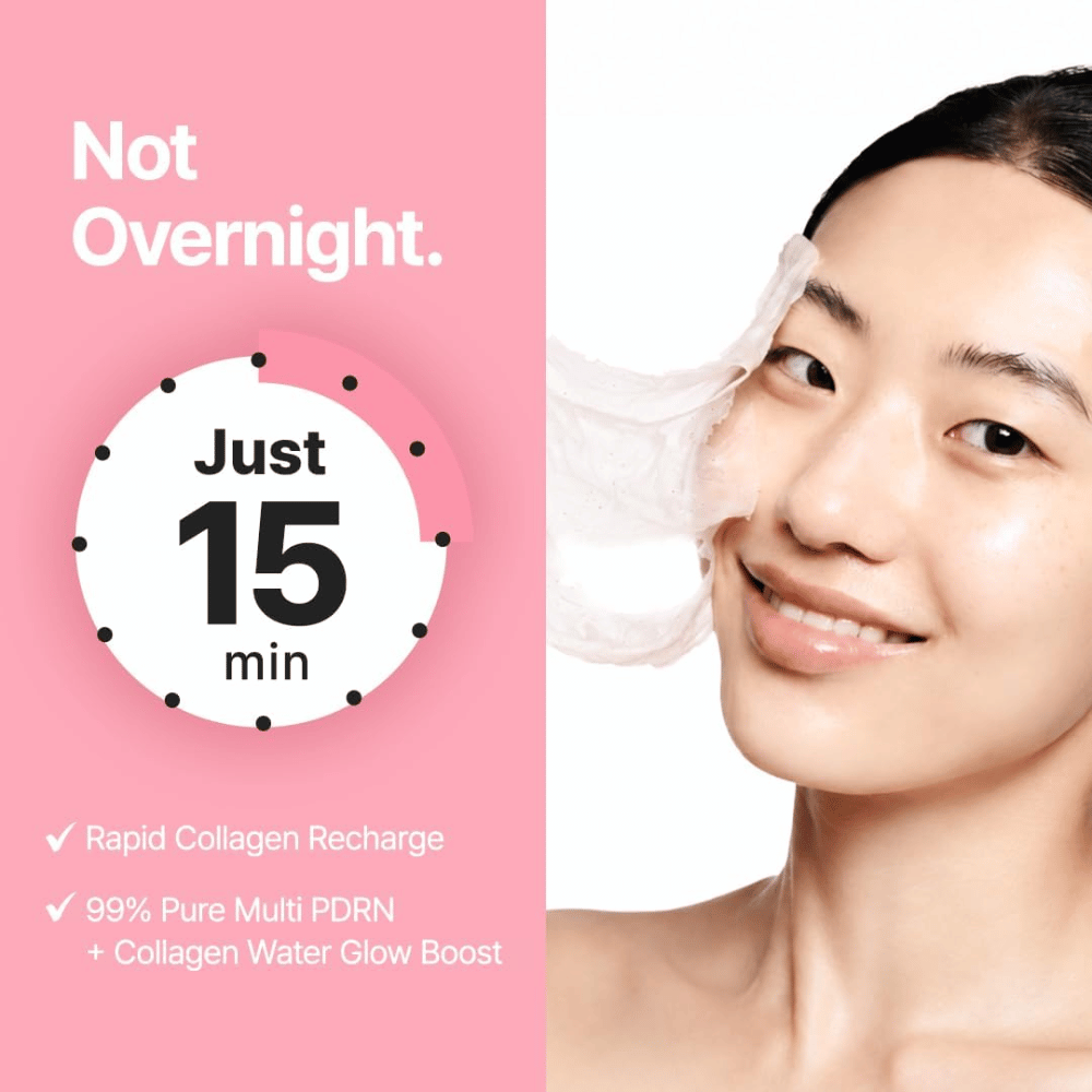 Purito SEOUL Multi PDRN Collagen Real Glow Mask – peel-off maska, ki deluje v 15 minutah z PDRN in kolagensko vodo