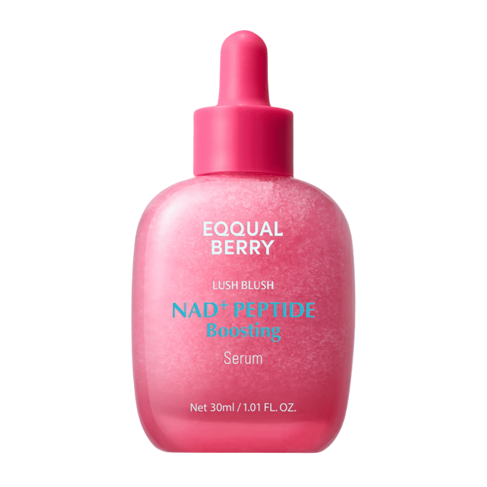 EqualBerry Lush Blush NAD+ Peptide Boosting Serum 30 ml – anti-age serum z NAD+ in peptidi za čvrstost in sijaj
