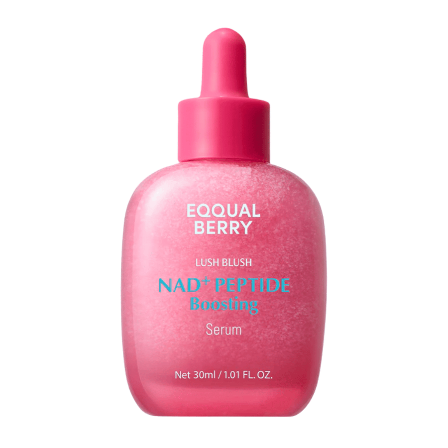 EqualBerry Lush Blush NAD+ Peptide Boosting Serum 30 ml – anti-age serum z NAD+ in peptidi za čvrstost in sijaj