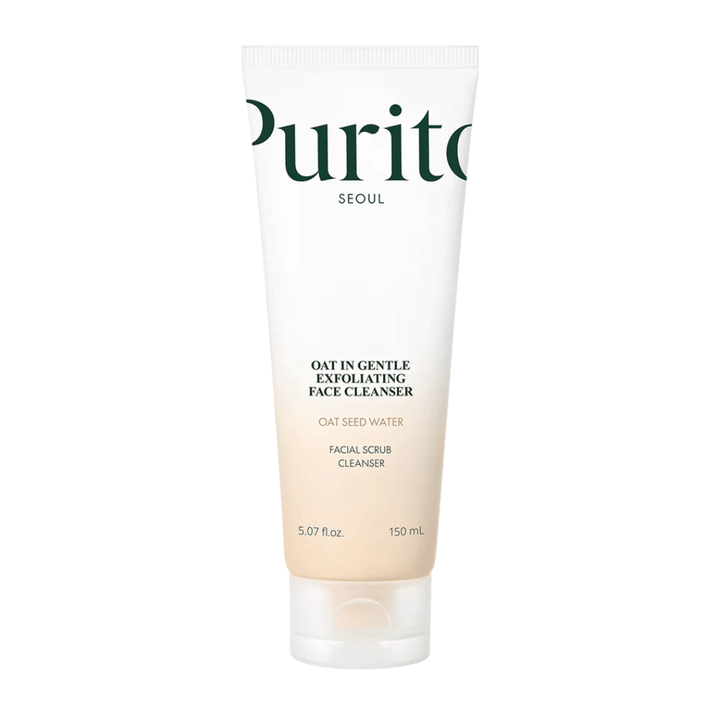 Purito SEOUL Oat In Gentle Exfoliating Face Cleanser – piling čistilna krema za obraz z ovsom za mehko in jasno kožo