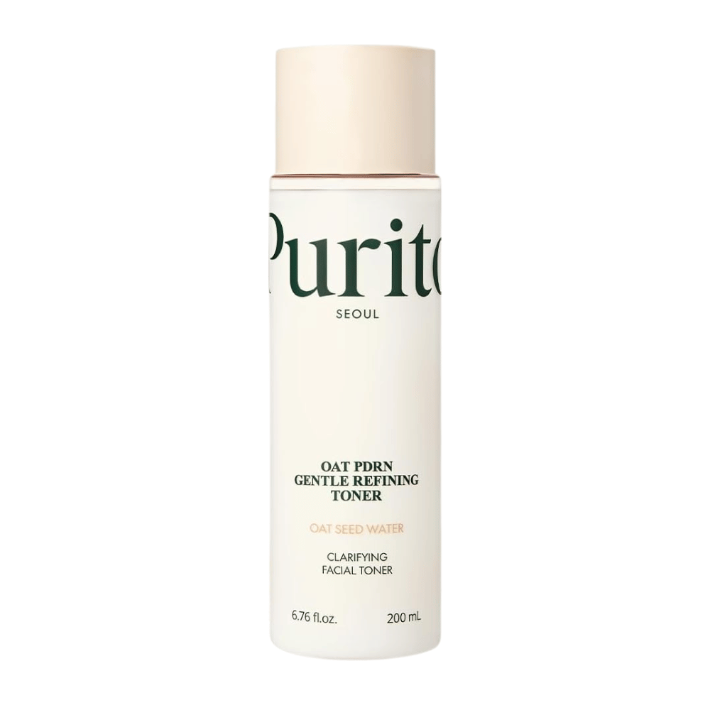Purito SEOUL Oat PDRN Gentle Refining Toner – korejski tonik za obraz z vodo iz ovsenih semen, ki krepi kožno pregrado in zagotavlja enakomernejšo strukturo kože