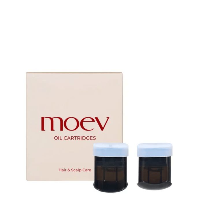 MOEV Oil Cartridges Set – kartuše za polnjenje za nego las in lasišča, obogatene z naravnimi olji in aktivnimi sestavinami.