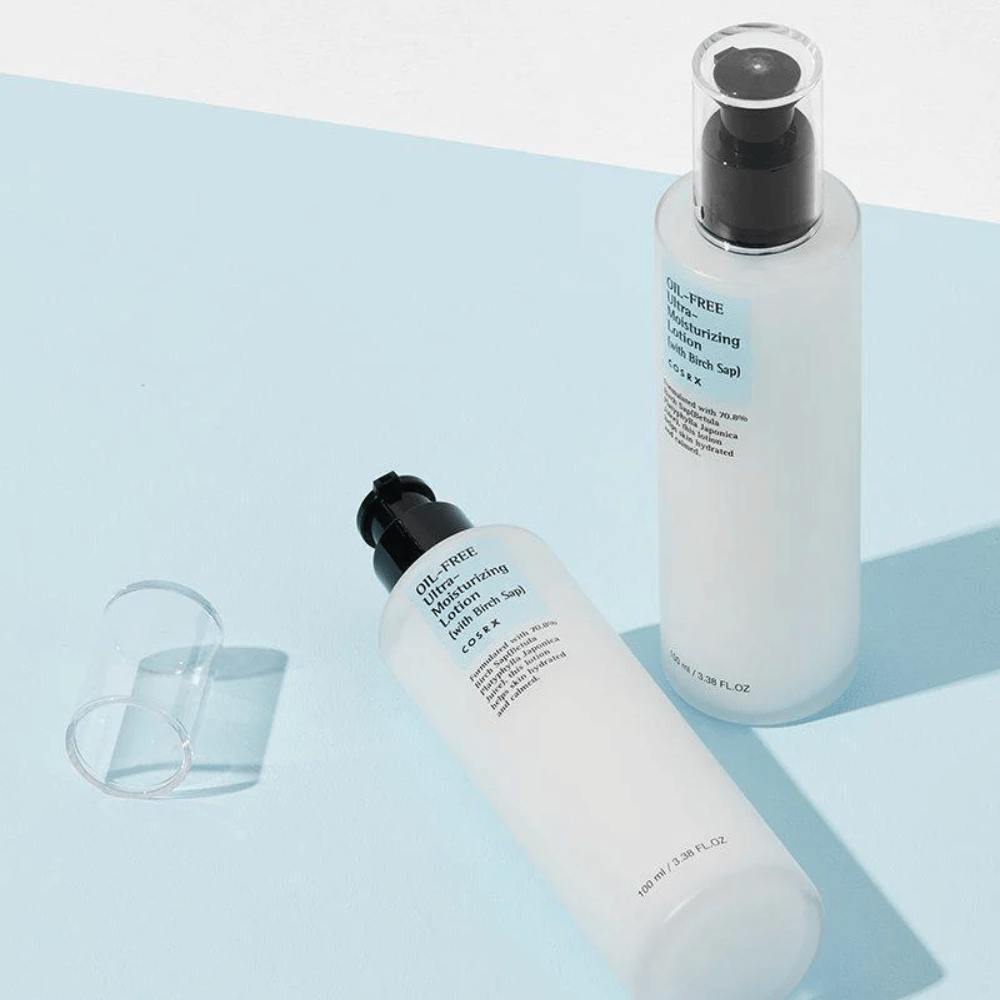 COSRX Oil-Free Ultra-Moisturizing Lotion with Birch Sap 100 ml lahka oljefri vlažilna krema z brezovim sokom za mastno in kombinirano kožo