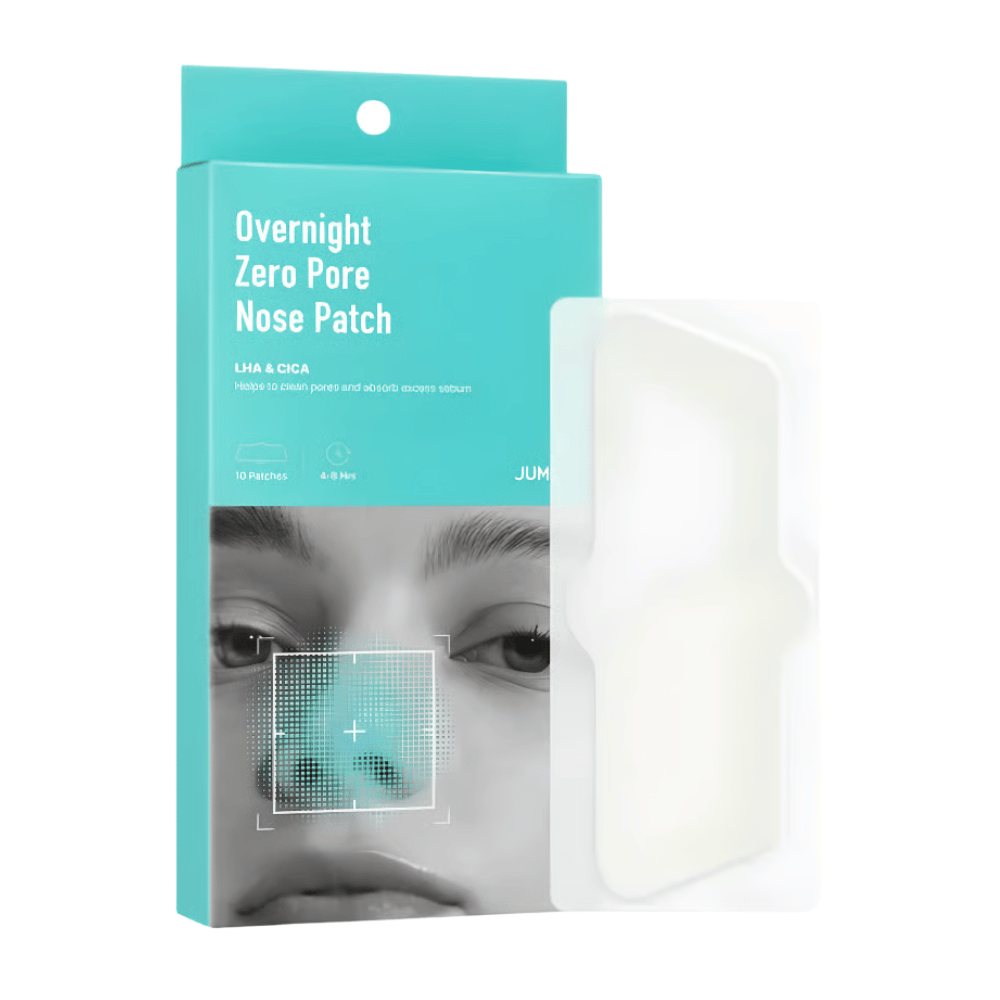JUMISO Overnight Zero Pore Nose Patch Set – 10 obližev za pore z LHA in CICA